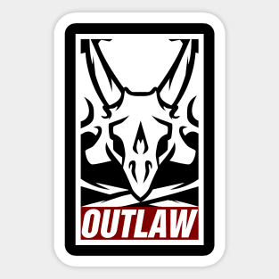 outlaw Sticker